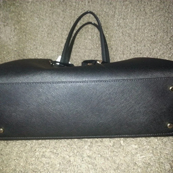 KATE SPADE-Cape Drive-LYNNIE Saffiano Leather Bag Black-NEW WITH TAGS-AUTHENTIC - Picture 9 of 9